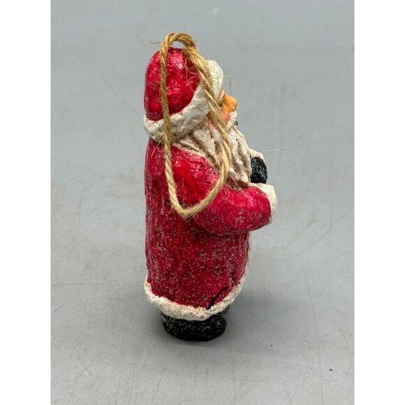 Vintage Santa Claus Christmas Ornament Figurine 4" Used READ - Picture 4 of 7